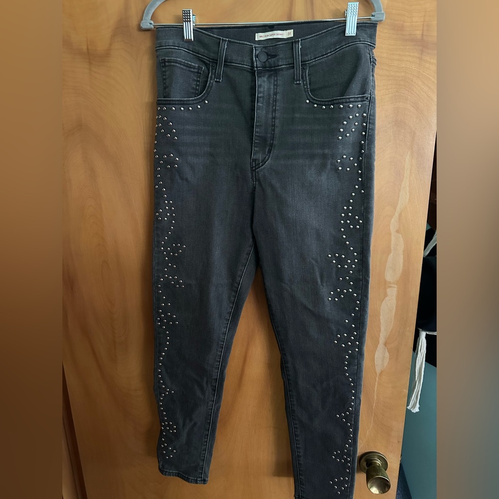 Levi’s studded jeans
